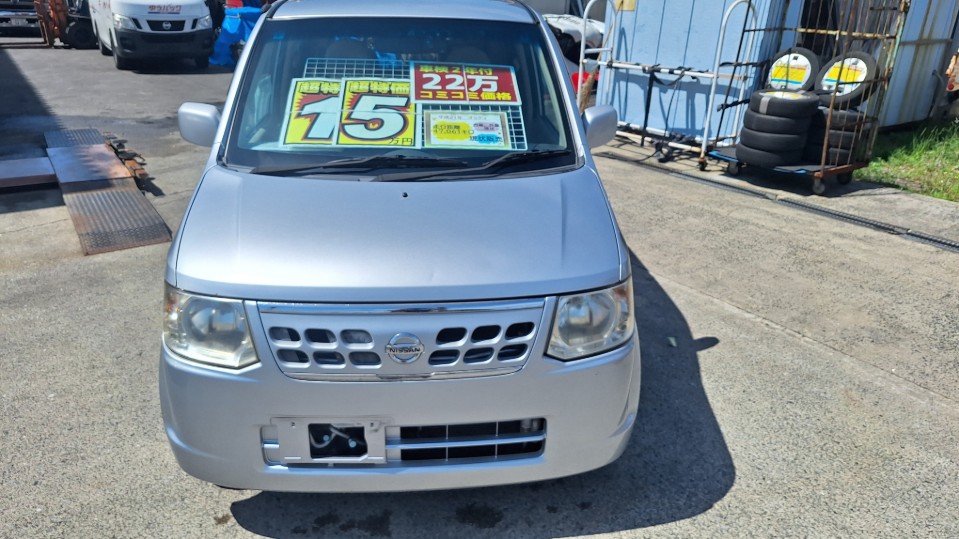 お手軽中古車（GOZAINN）日産　オッティ　H２１年式　走行47,061㌔　【車検２年付　220,000円税込】内外装現状　現状販売